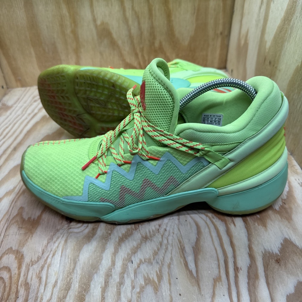 Adidas Marvel Spidey Sense Green Shoes Men's 11.5 Superhero Running Streetwear